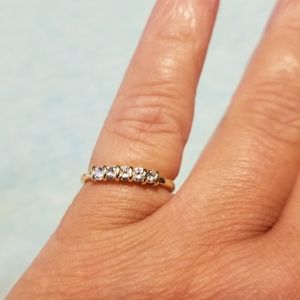 Lady's Diamond Ring in 14k Y.G.